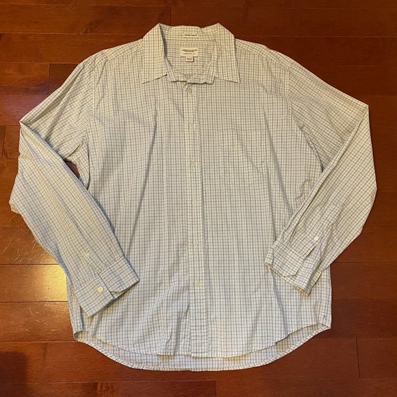 American Eagle Men's XL Vintage Slim Fit Long Sleeve Button Down Shirt Check - Picture 1 of 3